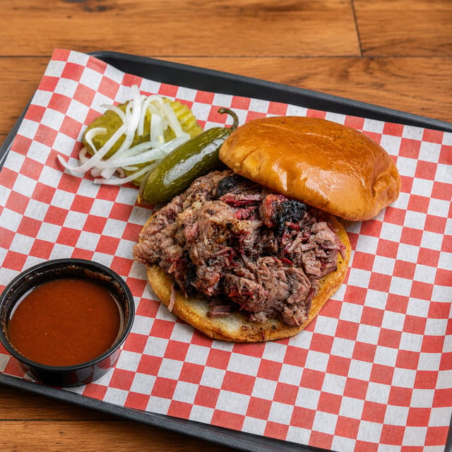 Wednesday Special: Chopped Beef Sandwich, Side, Drink.