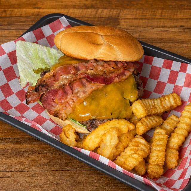 Burger 1/2 lb Smoked Patty.